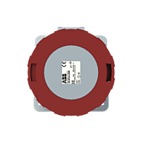 ABB Zásuvka 63A/380V 4-pólová IP67 vestavná šikmá