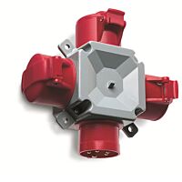 ABB Rozbočovač trojcestný, 3p., 16 A, IP44, 6 h  2CMA168121R1000