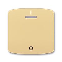 ABB TANGO Ovladač 3558A-A00933 D jednoduchý s potiskem a čirým průzorem (pro spínače řaz. 3S), béžová