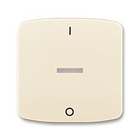 ABB TANGO Ovladač 3558A-A655 C spínače jednoduchý, s průzorem, pro řazení 2S, slonová kost