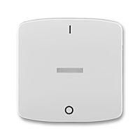 ABB TANGO Ovladač 3558A-A655 S spínače jednoduchý, s průzorem, pro řazení 2S, šedá
