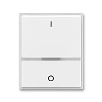 ABB ELEMENT Ovladač 3558E-A00655 01 spínače jednoduchý, s průzorem, pro řazení 2S, bílá/ledová bílá