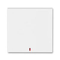 ABB LEVIT Ovladač 3559H-A00655 01 spínače kolébkového s červeným průzorem, bílá/ledová bílá