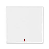 ABB LEVIT Ovladač 3559H-A00655 03 spínače kolébkového s červeným průzorem, bílá/bílá