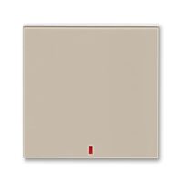 ABB LEVIT Ovladač 3559H-A00655 18 spínače kolébkového s červeným průzorem, macchiato/bílá