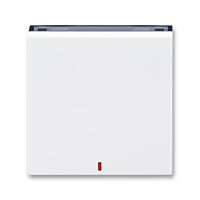 ABB LEVIT Ovladač 3559H-A00655 62 spínače kolébkového s červeným průzorem, bílá/kouřová černá