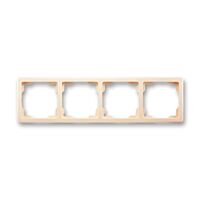 ABB SWING Rámeček 3901G-A00040 C1 čtyřnásobný, pro vodorovnou i svislou montáž, krémová
