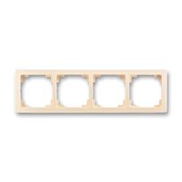 ABB SWING L Rámeček 3901J-A00040 C1 čtyřnásobný, pro vodorovnou i svislou montáž, krémová