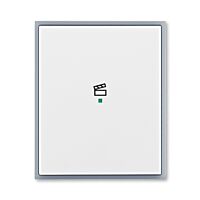 ABB Kryt ELEMENT, TIME 6220E-A01003 04 1násobný, symbol „scény“; bílá/ledová šedá