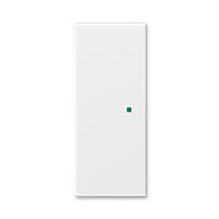 ABB Kryt ELEMENT, TIME 6220E-A02000 04 2násobný levý/pravý, bez potisku; bílá/ledová šedá