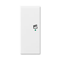 ABB Kryt ELEMENT, TIME 6220E-A02103 04 2násobný levý, symbol „scény“; bílá/ledová šedá