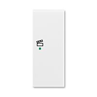 ABB Kryt ELEMENT, TIME 6220E-A02203 04 2násobný pravý, symbol „scény“; bílá/ledová šedá