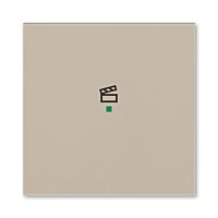 ABB Kryt LEVIT 6220H-A01003 18 1násobný, symbol scény; macchiato