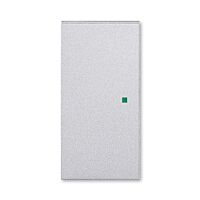 ABB Kryt LEVIT 6220H-A02000 70 2násobný levý/pravý, bez potisku; titanová