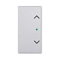 ABB Kryt LEVIT 6220H-A02002 70 2násobný levý/pravý, symbol žaluzie; titanová
