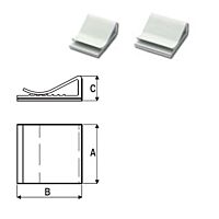 Úchytka VPS 25 samolepící