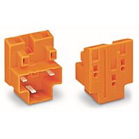 WAGO Konektor 730-113 s pájecími piny 3pólová, oranžová