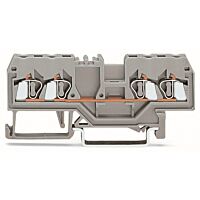 WAGO Svorka 280-833 4vodičová, průchozí , šedá