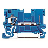 WAGO Svorka 769-176/000-006 základní – 1 vodič / 1 pin Na DIN lištu 35 × 15 a 35 × 7,5 4 mm², modrá