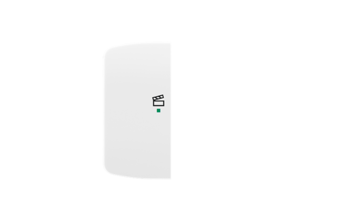 ABB Kryt TANGO 6220A-A02103 B 2násobný levý, symbol „scény“; bílá