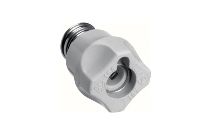 Pojistková hlavice D01 E14, plastová