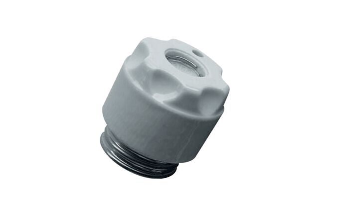 Hlavice DII E27pojistková keramická