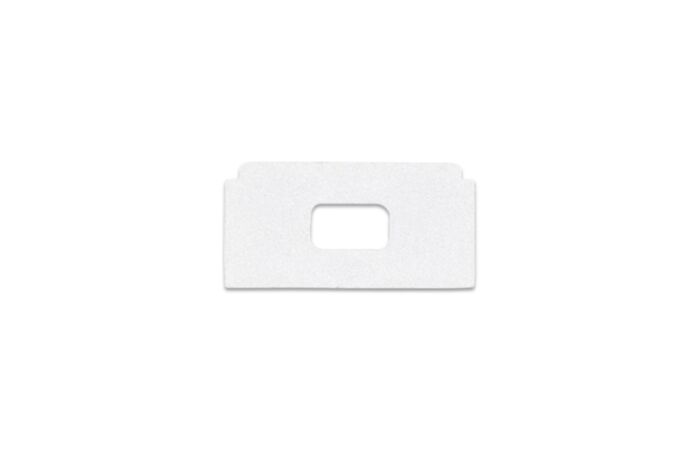 Koncovka pro PG2 s otvorem bílá