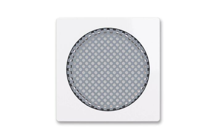 ABB Zoni 5016T-A00075 500 Kryt ovládání pro reproduktor AudioWorld, s kulatou mřížkou bílá