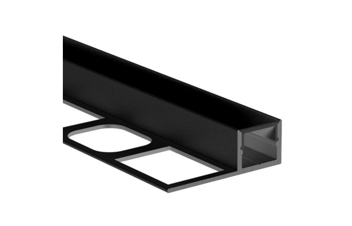 Hliníkový profil černý pro obklady a dla