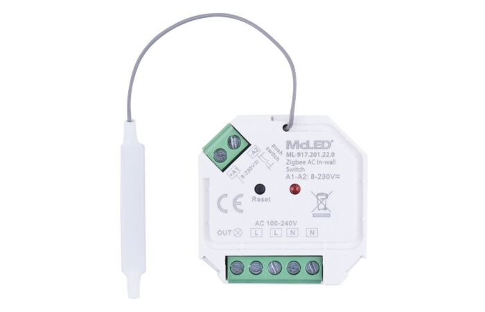 ZigBee přijímač do krabičky pro spínání