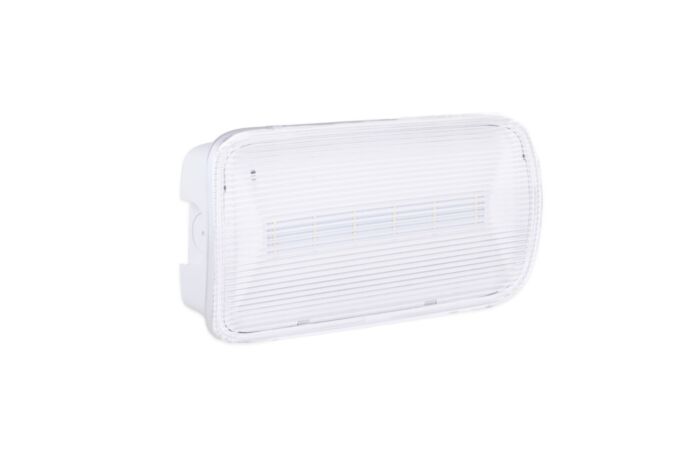 Přisazené nouzové svítidlo Shield O, 1W,