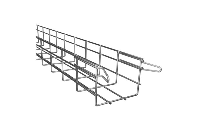 KOPOS Žlab drátěný s integrovanou spojkou DZI 110X150_VEZ pozink 3m