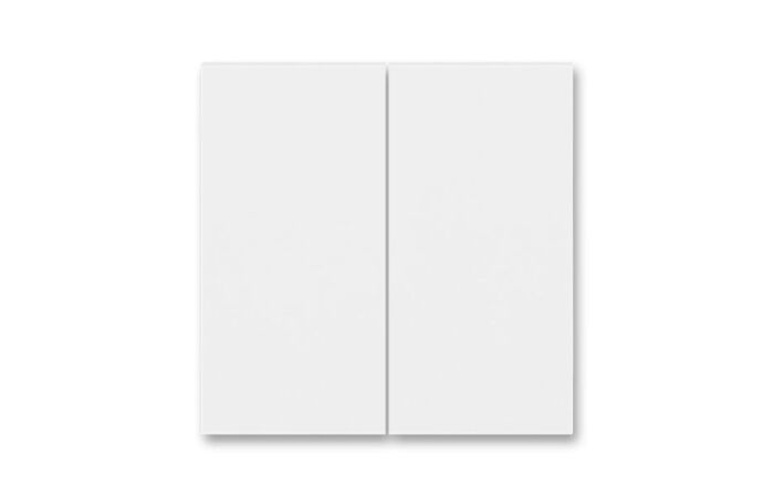 ABB Kryt LEVIT 6221H-A01010 03 dělený pro smart switch; bílá