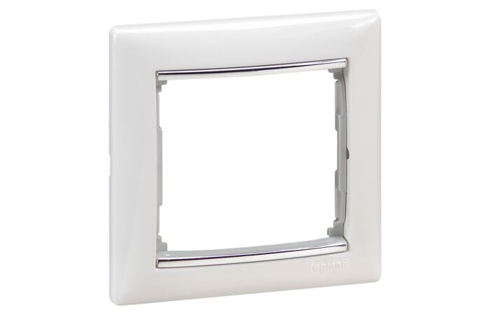 LEGRAND Rámeček VALENA 770491 jednoduchý bílá/stř.