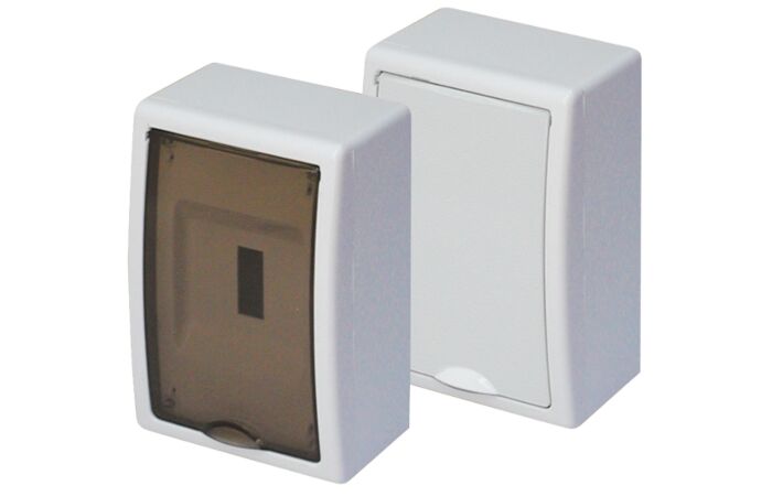 OEZ Skříň  RZG-N-1S4, 4TE, na omítku,neprůhledné dveře IP40