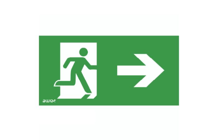 MODUS Piktogram P25 VÝCHOD VPRAVO (150x300mm)