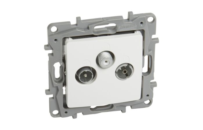 LEGRAND Zásuvka NILOÉ 764563 TV/R/SAT bílá