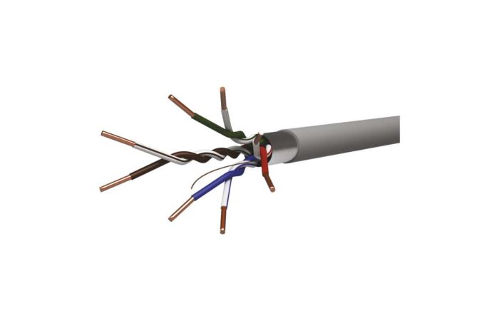 EMOS Kabel datový stíněný FTP 4x2x0,5 cat.5E drát bal.305m