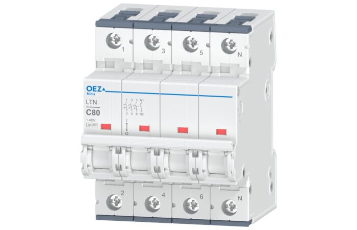 OEZ Jistič 80C/3N LTN 10kA