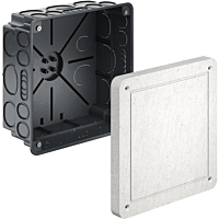 KAISER  Krabice s minerálním víčkem 159x159x90 mm, pod omítku