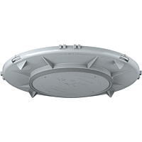 KAISER  Přední kryt, HaloX 180, průměr 125 mm, do betonu