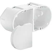 KAISER  Krabice pro elektroniku vzduchotesná s víkem hloubka 75 mm, do dutých stěn