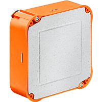 KAISER  Krabice čtvercová univerzální 105x105x53 mm s minerálním víkem, do dutých stěn