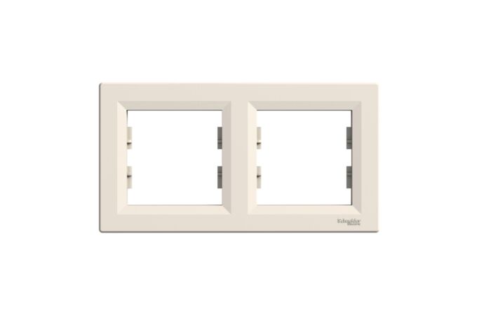 SCHNEIDER Rámeček Asfora dvoj. krémová