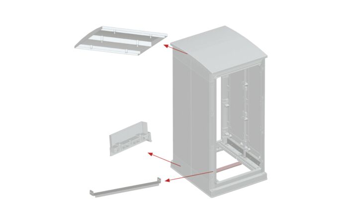 SCHNEIDER NSYUVPLA Spojovací sada vertikální pro P