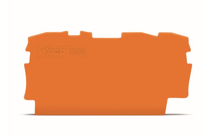 WAGO Bočnice 2000-1392 koncová a separátor 0,7 mm, oranžová