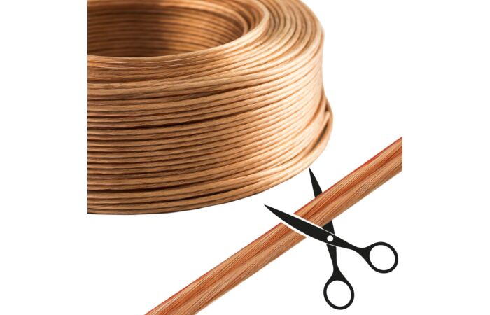 2-žilový kabel AWG 13, transparentní