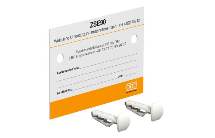 OBO BETTERMANN Štítek KS-ZSE DE identifikační