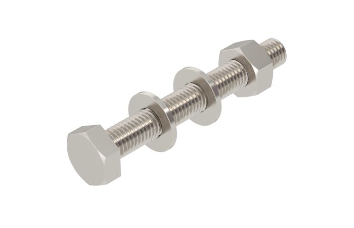 OBO BETTERMANN Šroub se šestihrannou hlavou SKS 10x80 A4