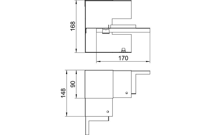 OBO BETTERMANN Vnitřní roh GS-SI90170RW